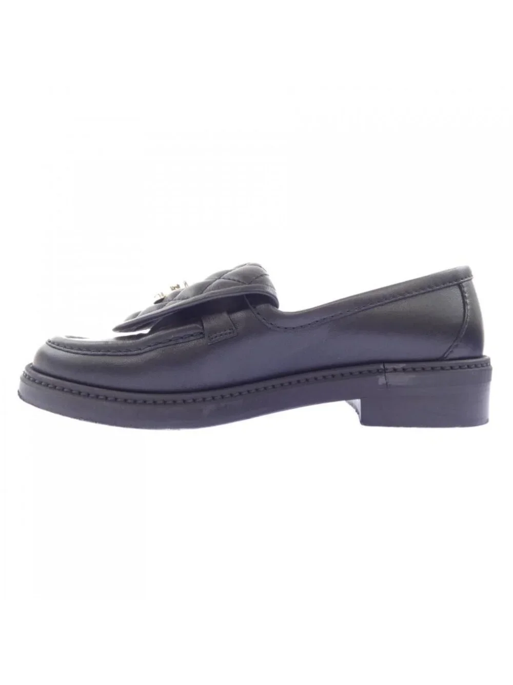 Chanel Loafers Turnlock Quilted Shoes